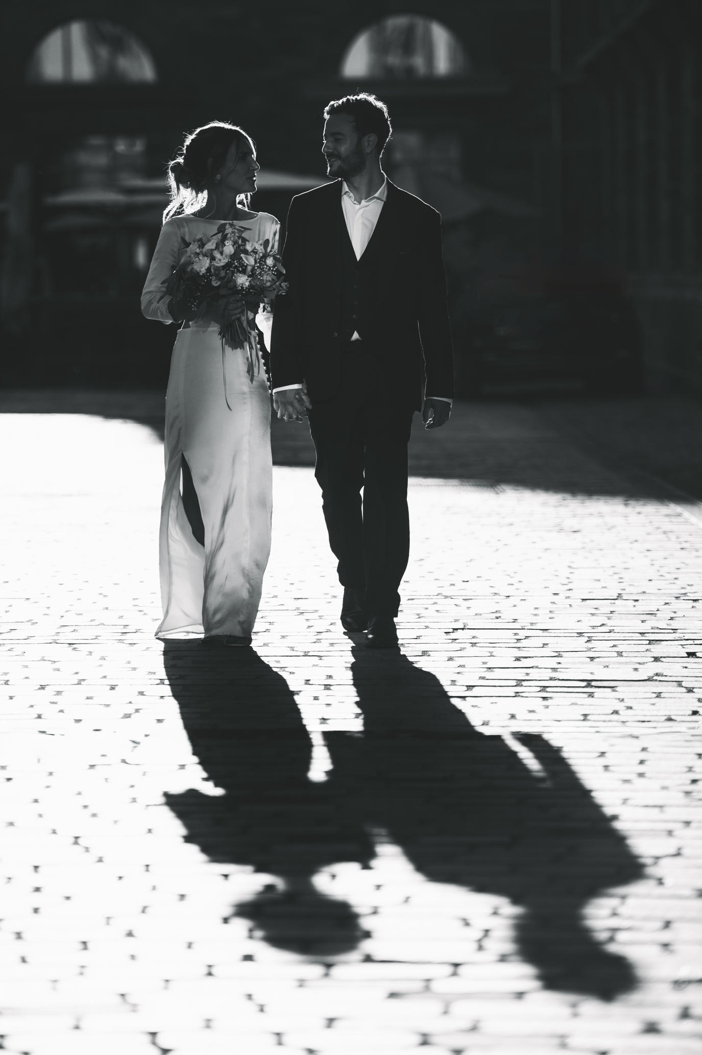 Échange de vœux lors d'un mariage à Strasbourg - moment émouvant photographié