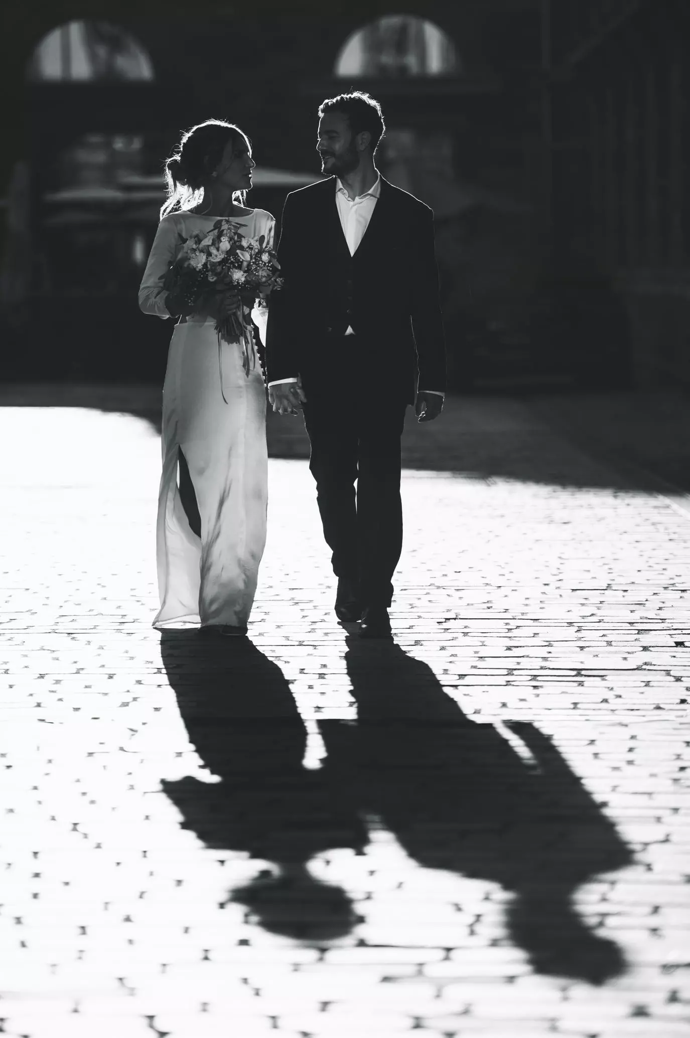 Échange de vœux lors d'un mariage à Strasbourg - moment émouvant photographié